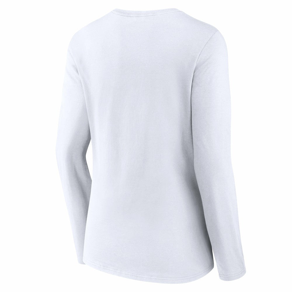 Cincinnati Reds Women's Team Lockup Long Sleeve V-Neck T-Shirt | MLB Near me
