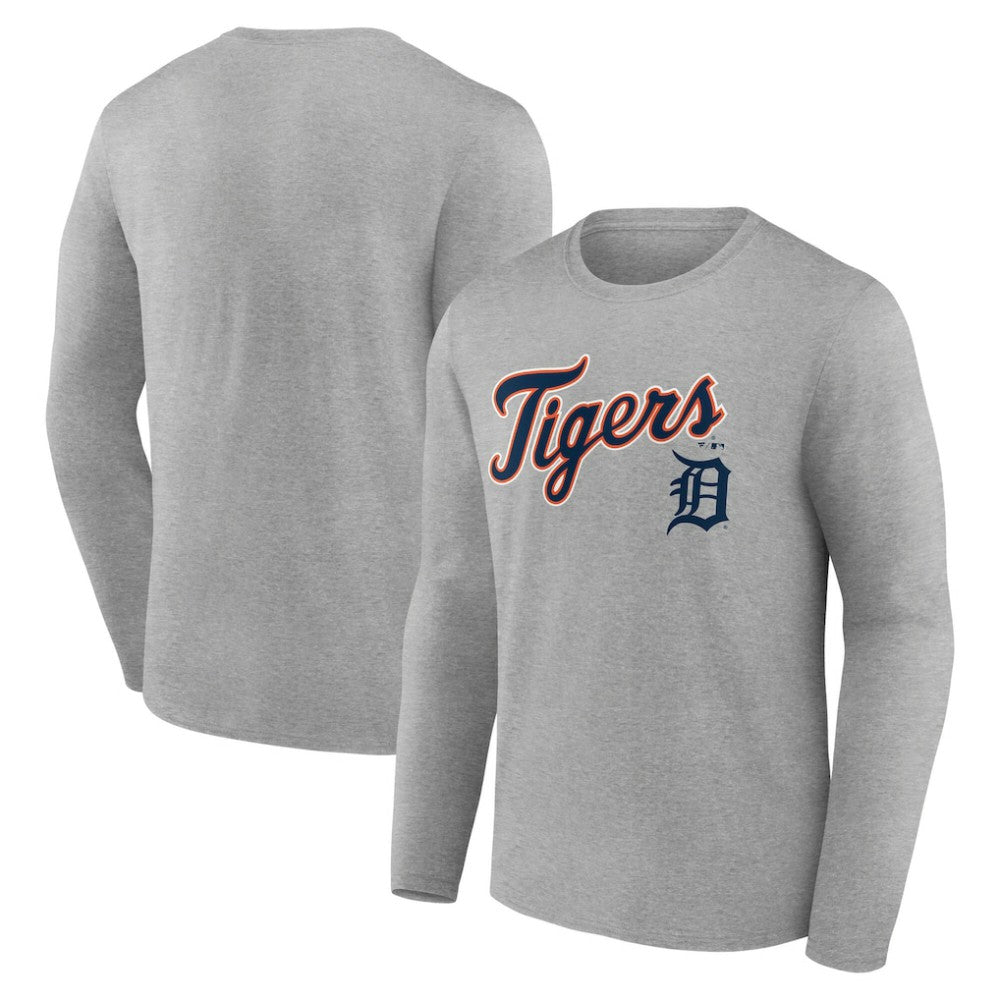 Detroit Tigers Team Lockup Long Sleeve T-Shirt | MLB Near me