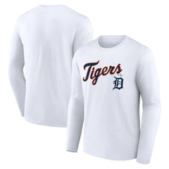 Detroit Tigers Team Lockup Long Sleeve T-Shirt | MLB US