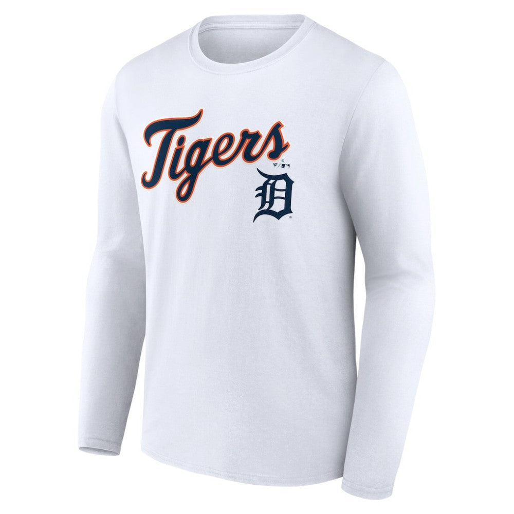 Detroit Tigers Team Lockup Long Sleeve T-Shirt | MLB US