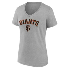 San Francisco Giants Women's Team Lockup V-Neck T-Shirt | MLB Near me