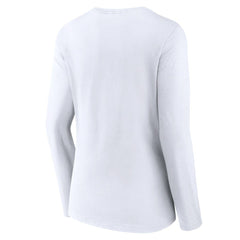 San Francisco Giants Women's Team Lockup Long Sleeve V-Neck T-Shirt | MLB On Sale