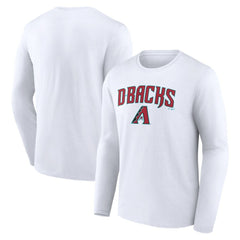 Arizona Diamondbacks Team Lockup Long Sleeve T-Shirt | MLB New