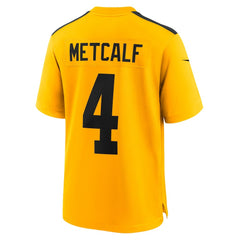 Pittsburgh Steelers Nike DK Metcalf  Alternate 1933 Throwback Game Jersey
