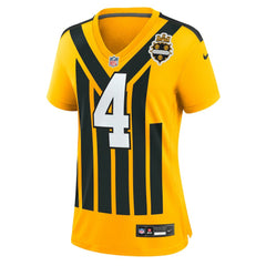 Pittsburgh Steelers Nike DK Metcalf  Women's Alternate 1933 Throwback Game Jersey
