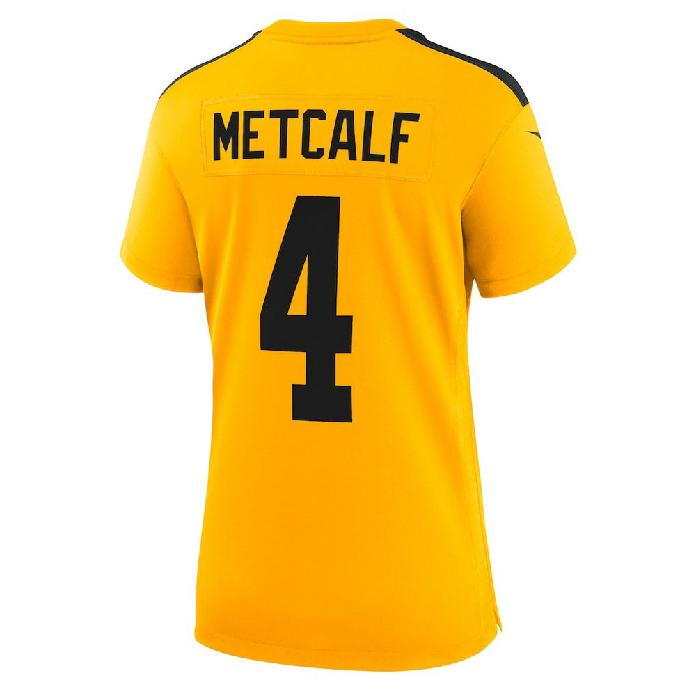 Pittsburgh Steelers Nike DK Metcalf  Women's Alternate 1933 Throwback Game Jersey