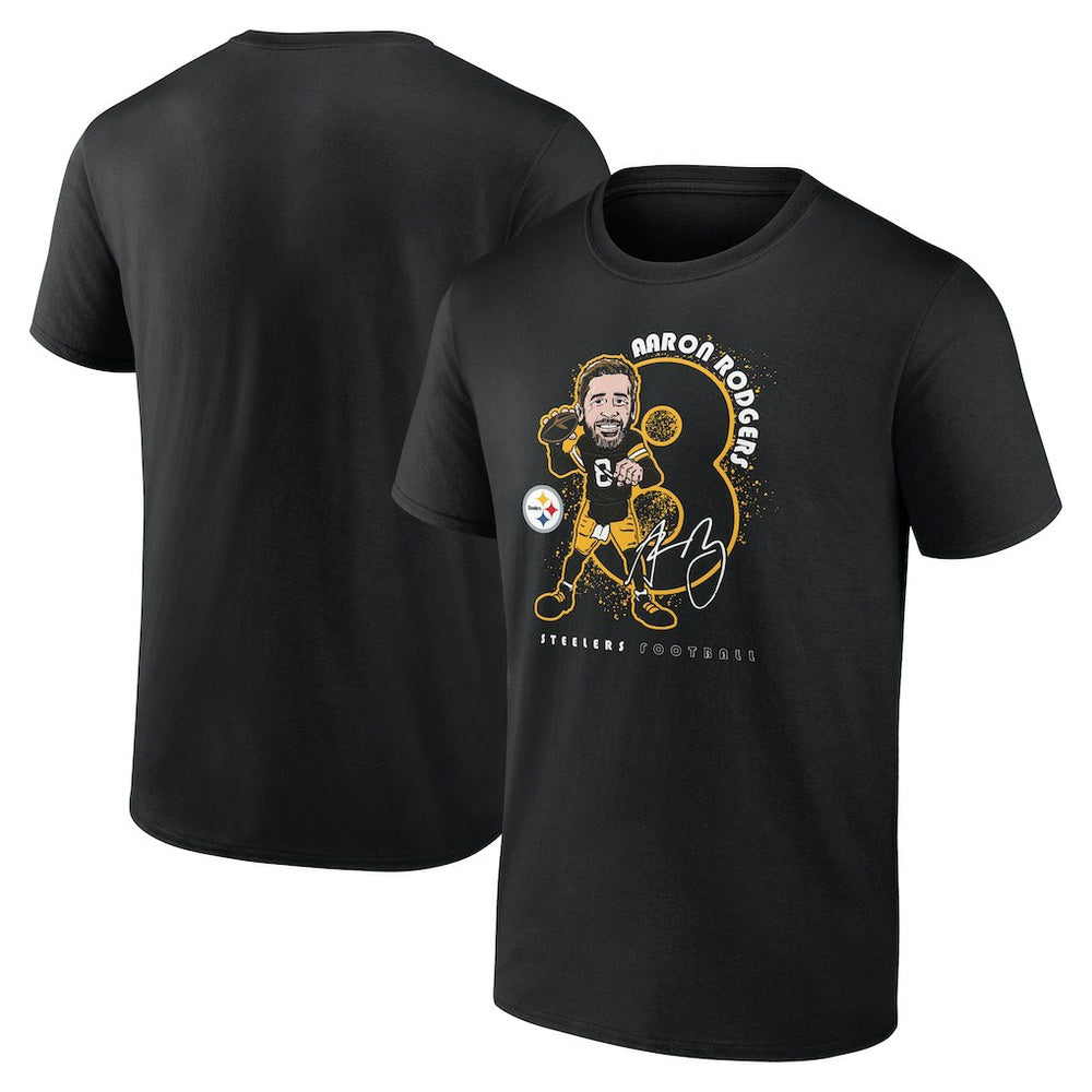 Pittsburgh Steelers  Aaron Rodgers  Steel City T-Shirt