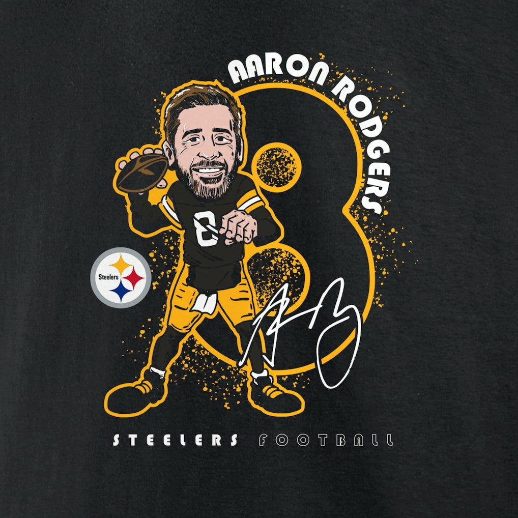 Pittsburgh Steelers  Aaron Rodgers  Steel City T-Shirt