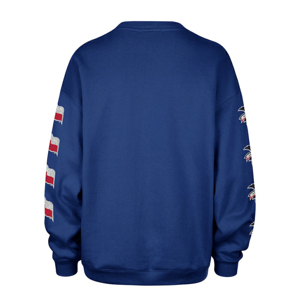 Texas Rangers '47 Women's Trendy Team Go Big Oversized Sweatshirt | MLB For sale