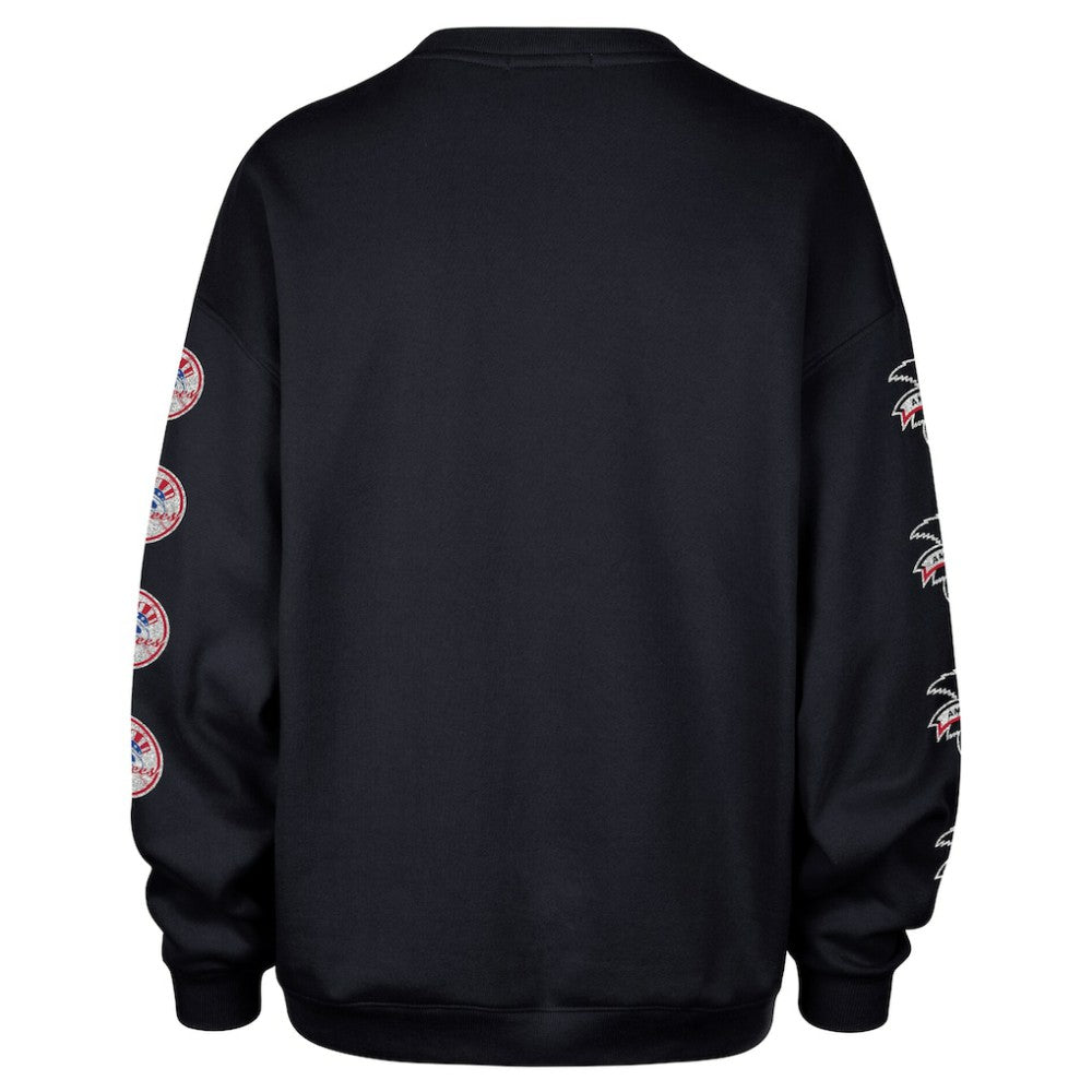New York Yankees '47 Women's Trendy Team Go Big Oversized Sweatshirt | MLB For sale
