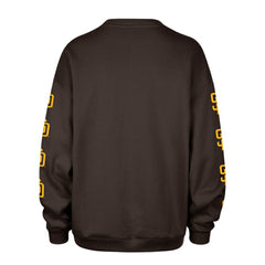 San Diego Padres '47 Women's Trendy Team Go Big Oversized Sweatshirt | MLB For sale