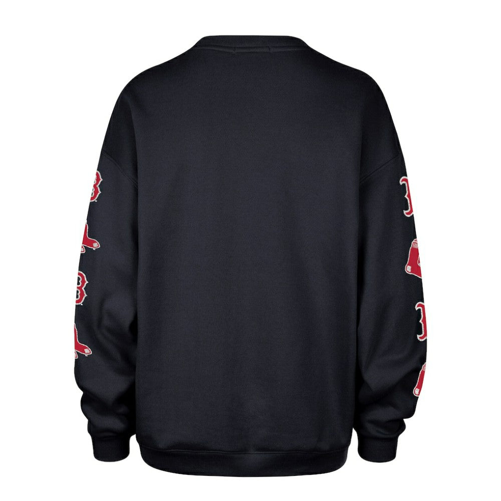 Boston Red Sox '47 Women's Trendy Team Go Big Oversized Sweatshirt | MLB Shop