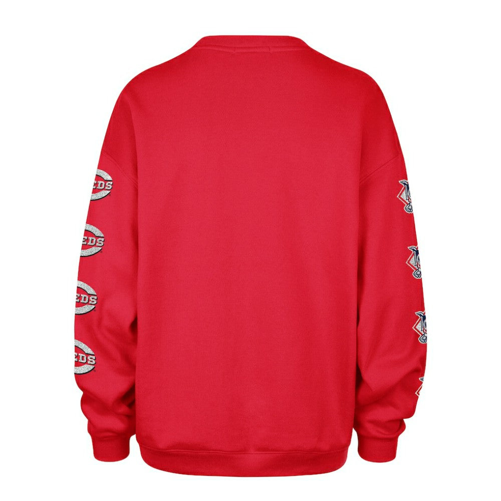 Cincinnati Reds '47 Women's Trendy Team Go Big Oversized Sweatshirt | MLB Shop