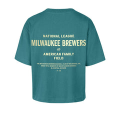 Milwaukee Brewers '47 Women's Contemporary Basics Leon City T-Shirt | MLB On Sale