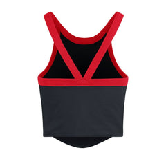 Atlanta Braves '47 Women's Trendy Team Rally Sporty Cropped Racerback Tank Top | MLB For sale
