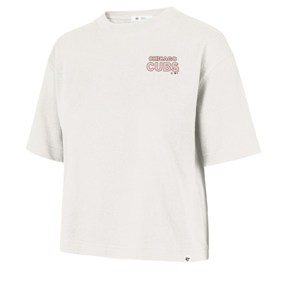 Chicago Cubs '47 Women's Love Letter Reed City T-Shirt | MLB New