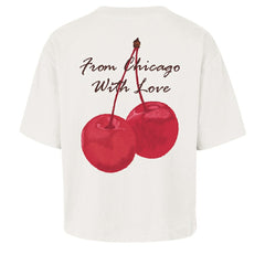 Chicago Cubs '47 Women's Love Letter Reed City T-Shirt | MLB New