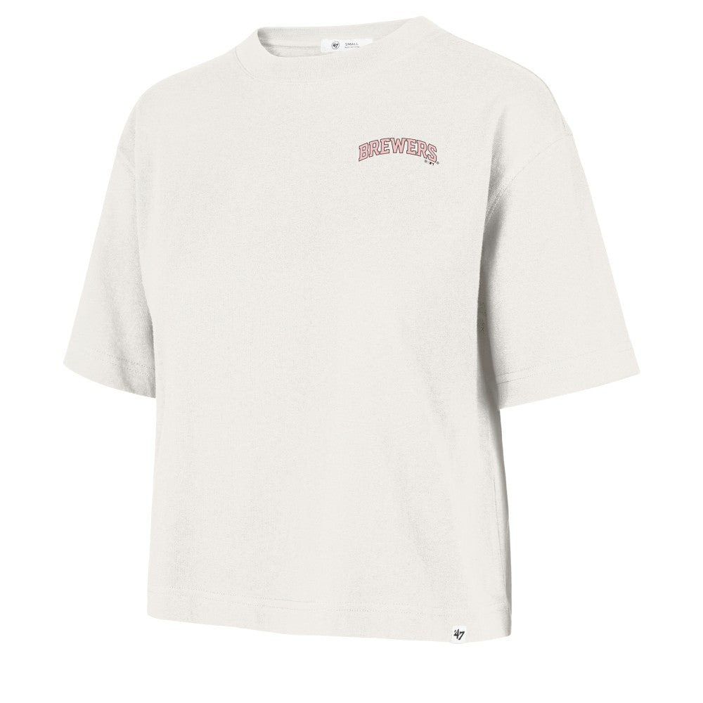 Milwaukee Brewers '47 Women's Love Letter Reed City T-Shirt | MLB Outlet