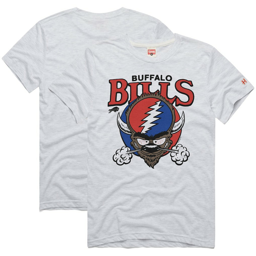 Buffalo Bills  Homage NFL x Grateful Dead Tri-Blend T-Shirt