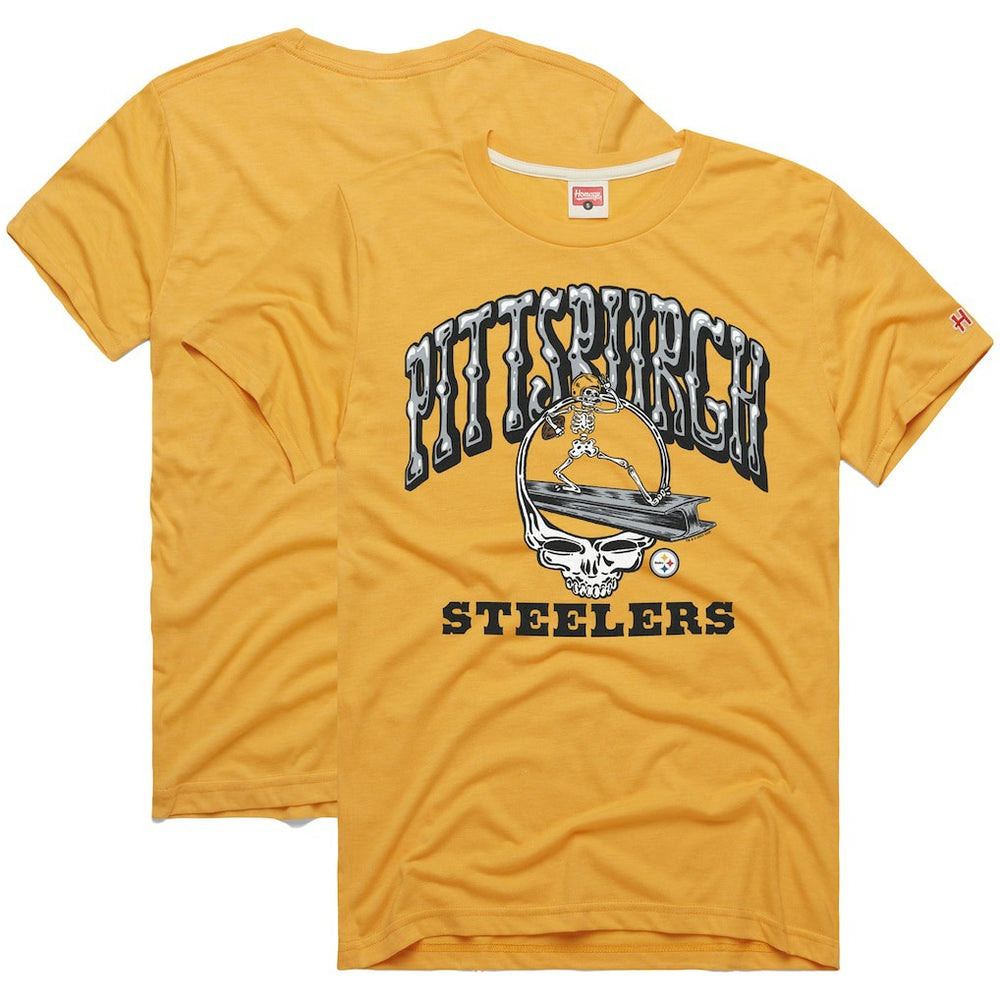 Pittsburgh Steelers  Homage NFL x Grateful Dead Tri-Blend T-Shirt