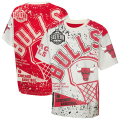 Chicago Bulls Outerstuff Youth Top Player All-Over-Print T-Shirt sale Online
