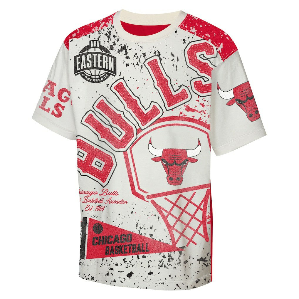 Chicago Bulls Outerstuff Youth Top Player All-Over-Print T-Shirt sale Online