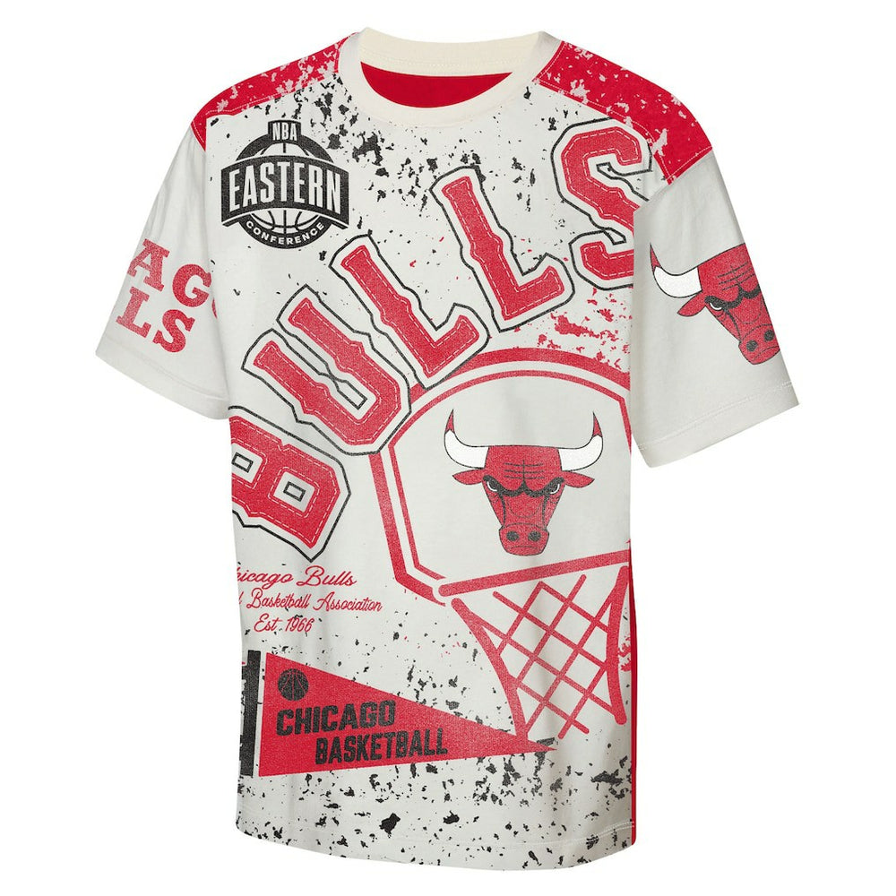 Chicago Bulls Outerstuff Youth Top Player All-Over-Print T-Shirt sale Online