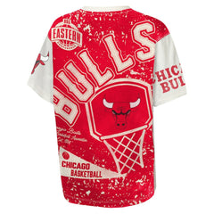 Chicago Bulls Outerstuff Youth Top Player All-Over-Print T-Shirt sale Online