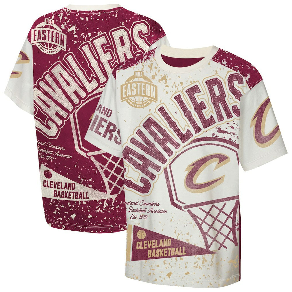 Cleveland Cavaliers Outerstuff Youth Top Player All-Over-Print T-Shirt sale Outlet
