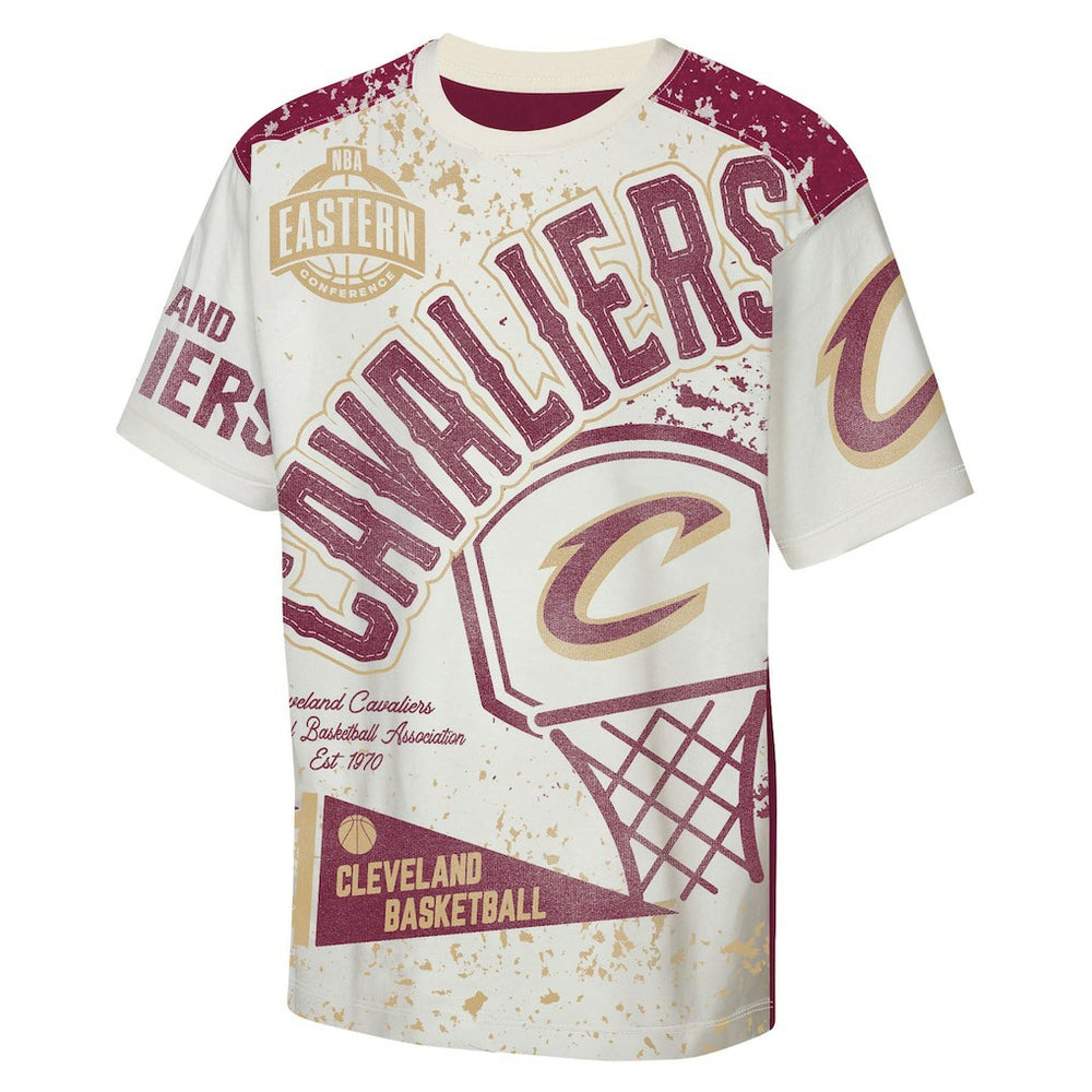 Cleveland Cavaliers Outerstuff Youth Top Player All-Over-Print T-Shirt sale Outlet