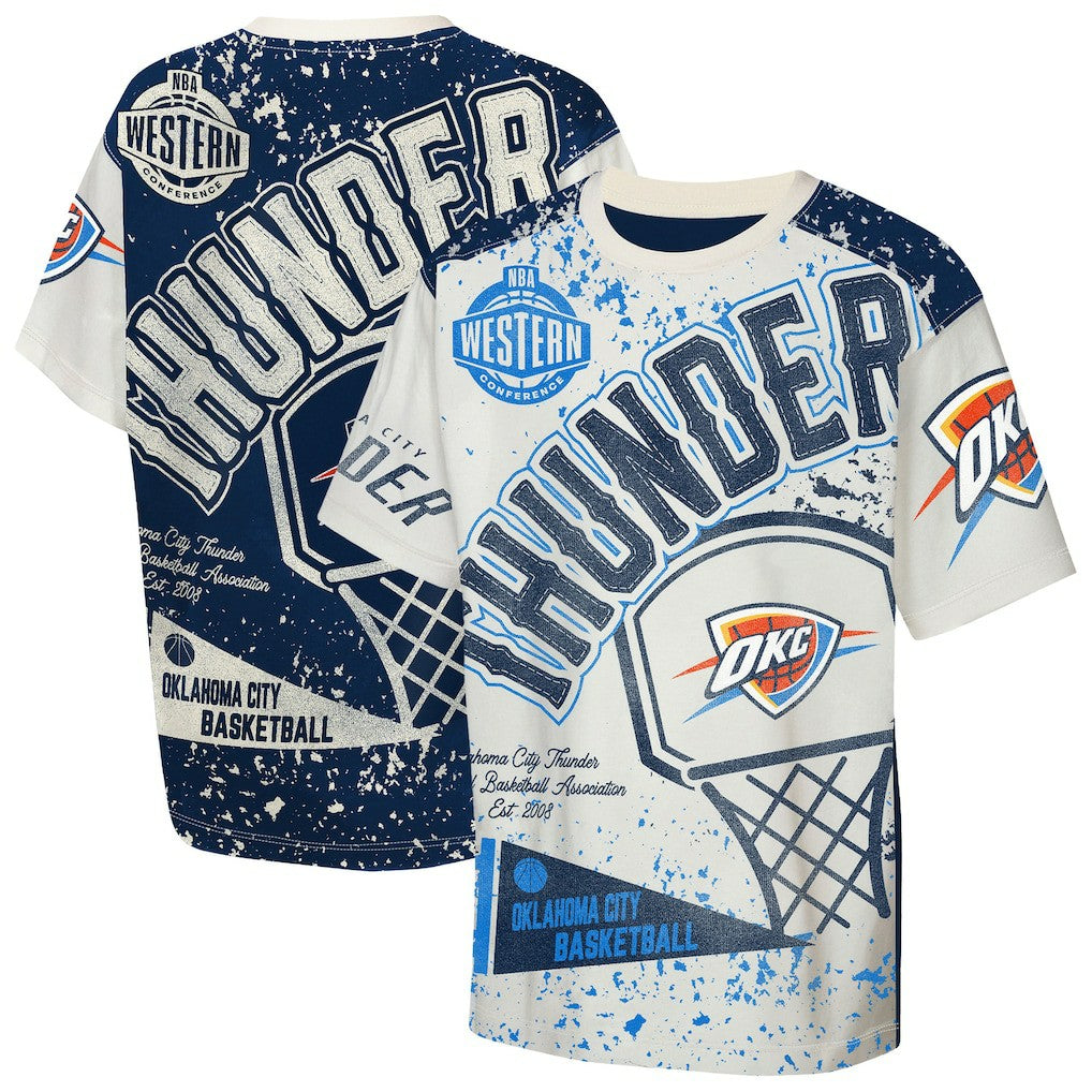Oklahoma City Thunder Outerstuff Youth Top Player All-Over-Print T-Shirt Discount