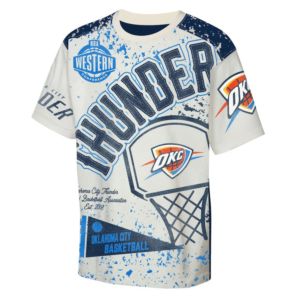 Oklahoma City Thunder Outerstuff Youth Top Player All-Over-Print T-Shirt Discount