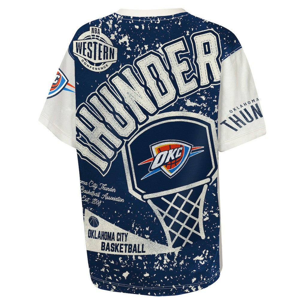 Oklahoma City Thunder Outerstuff Youth Top Player All-Over-Print T-Shirt Discount