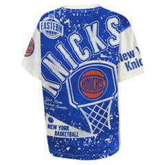 New York Knicks Outerstuff Youth Top Player All-Over-Print T-Shirt Discount