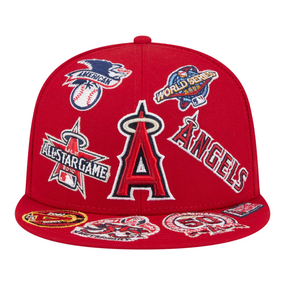 Los Angeles Angels New Era All Over 59FIFTY Fitted Hat | MLB New