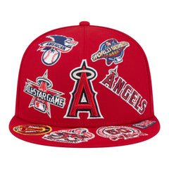 Los Angeles Angels New Era All Over 59FIFTY Fitted Hat | MLB New