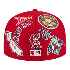 Los Angeles Angels New Era All Over 59FIFTY Fitted Hat | MLB New