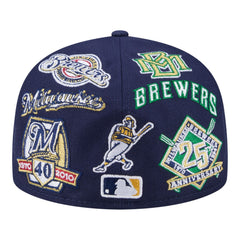 Milwaukee Brewers New Era All Over 59FIFTY Fitted Hat | MLB On Sale
