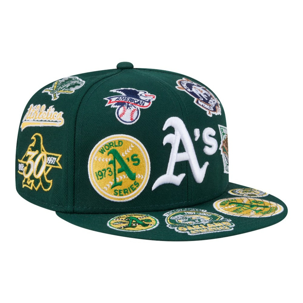 Athletics New Era All Over 59FIFTY Fitted Hat | MLB On Sale