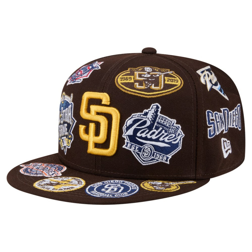 San Diego Padres New Era All Over 59FIFTY Fitted Hat | MLB Discount