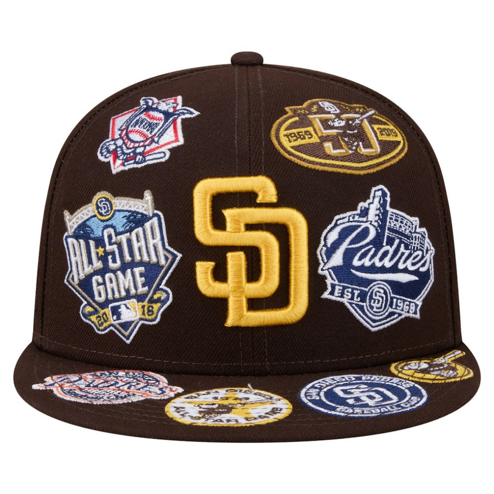 San Diego Padres New Era All Over 59FIFTY Fitted Hat | MLB Discount