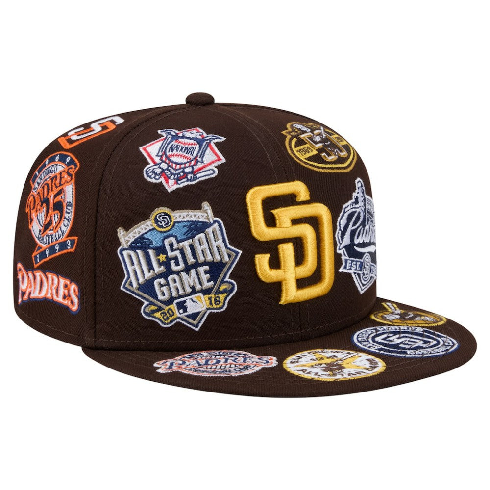 San Diego Padres New Era All Over 59FIFTY Fitted Hat | MLB Discount
