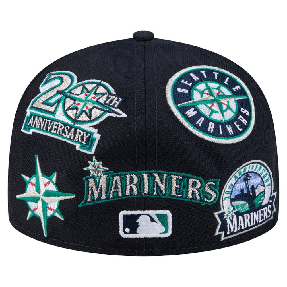 Seattle Mariners New Era All Over 59FIFTY Fitted Hat | MLB On Sale