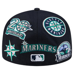 Seattle Mariners New Era All Over 59FIFTY Fitted Hat | MLB On Sale