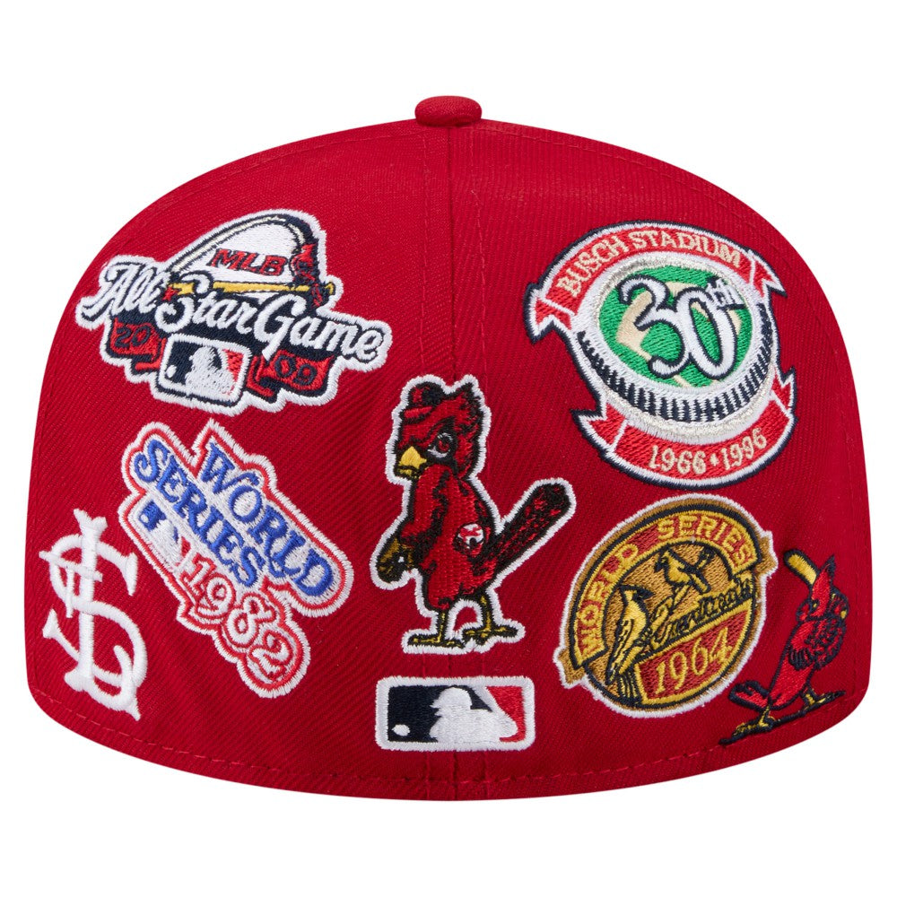 St. Louis Cardinals New Era All Over 59FIFTY Fitted Hat | MLB Outlet