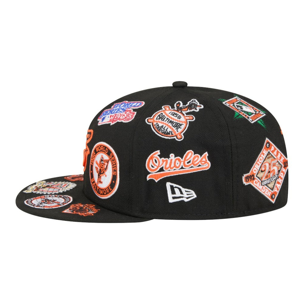 Baltimore Orioles New Era All Over 59FIFTY Fitted Hat | MLB On Sale