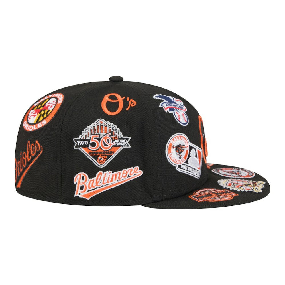 Baltimore Orioles New Era All Over 59FIFTY Fitted Hat | MLB On Sale