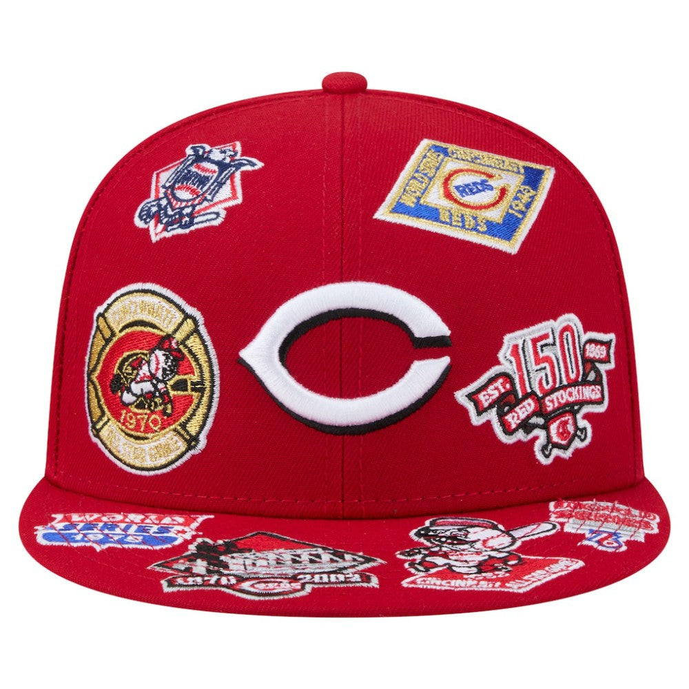 Cincinnati Reds New Era All Over 59FIFTY Fitted Hat | MLB Outlet