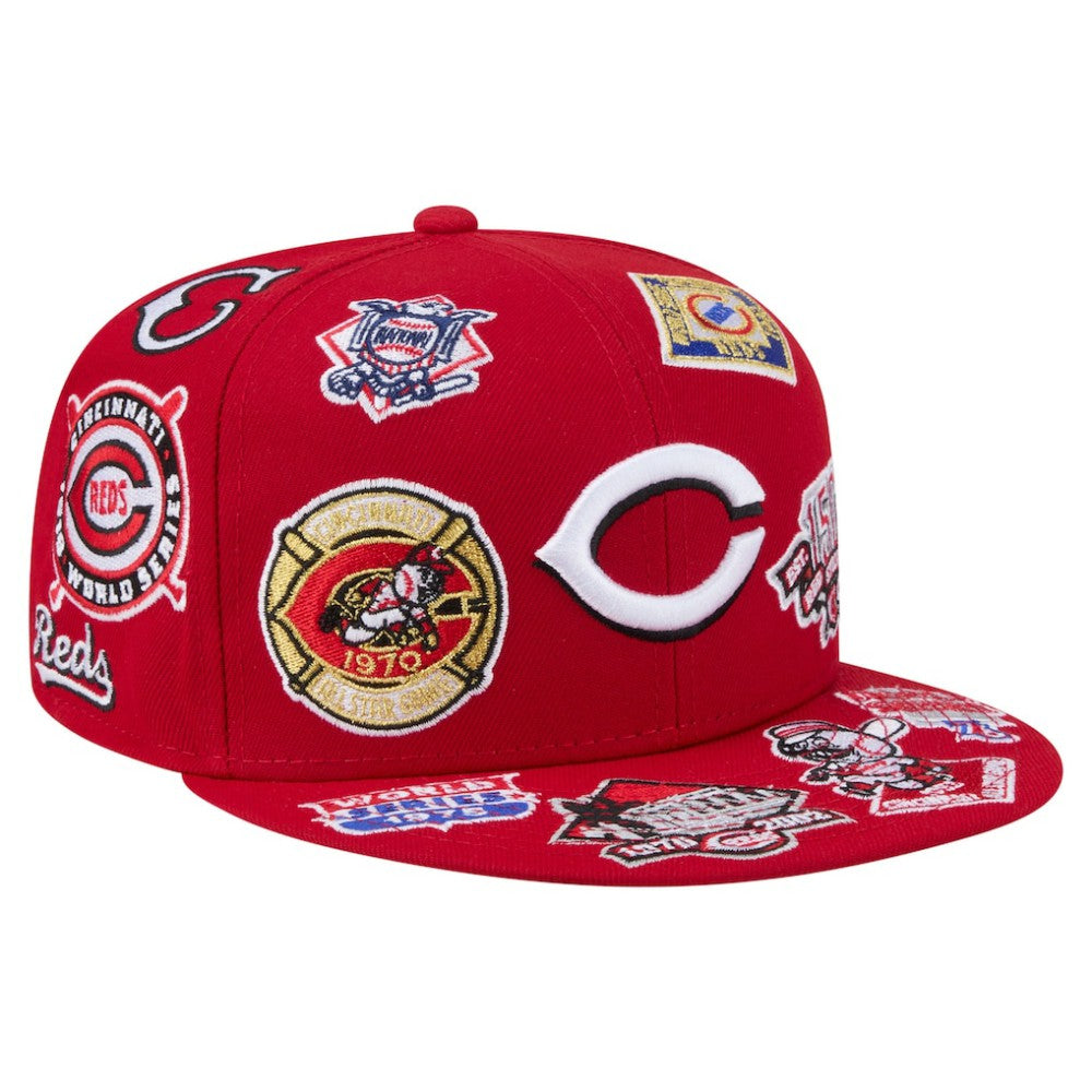 Cincinnati Reds New Era All Over 59FIFTY Fitted Hat | MLB Outlet