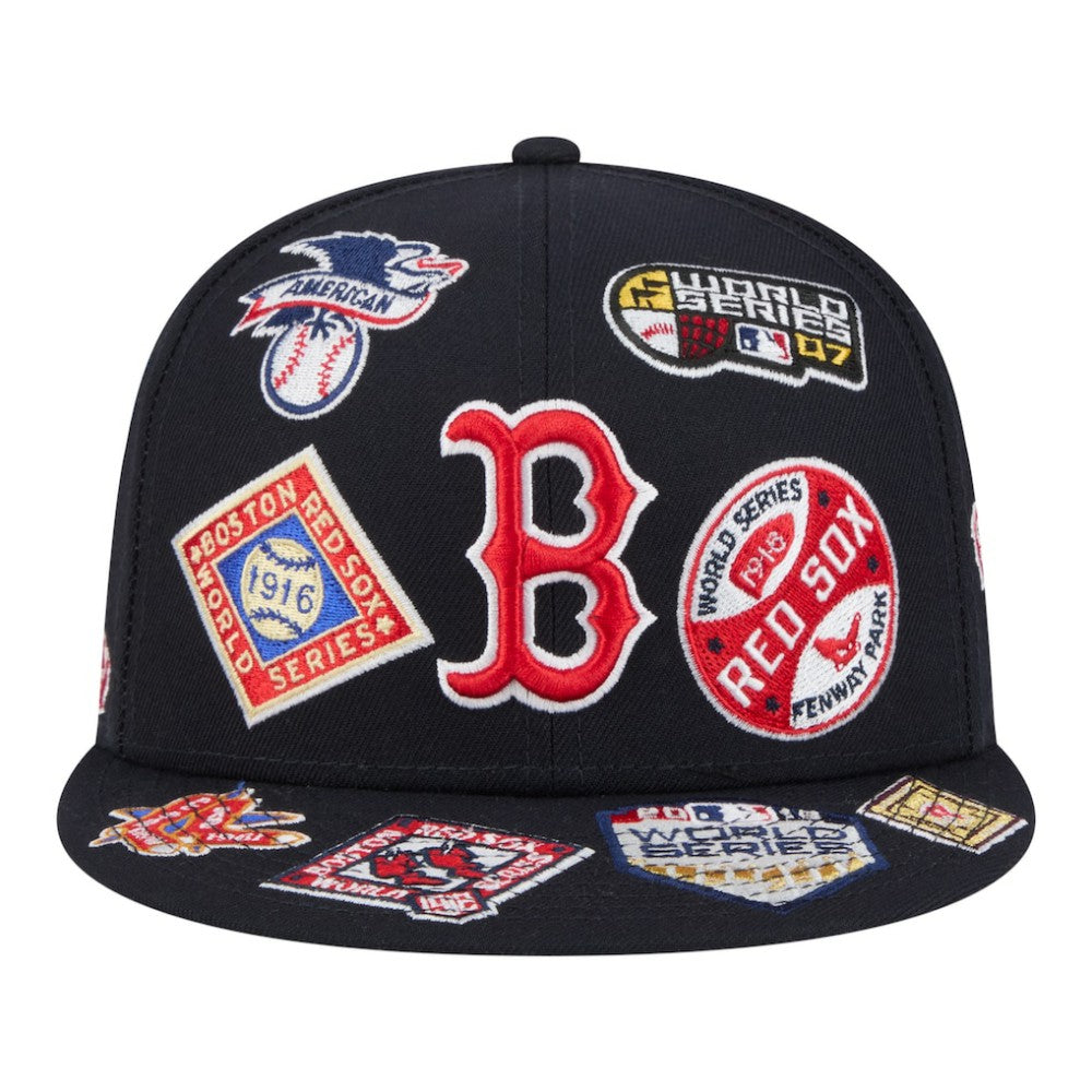 Boston Red Sox New Era All Over 59FIFTY Fitted Hat | MLB For sale